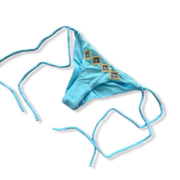Beach Riot Embroidered‎ Bikini Bottom - Picture 1 of 7